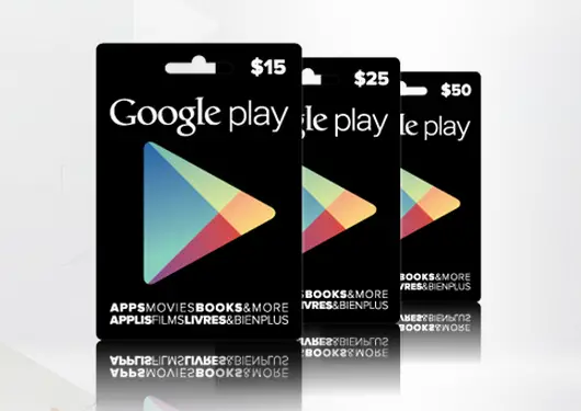 google play gift cards canada