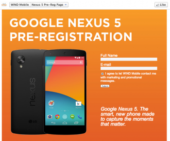 wind-nexus5 pre register