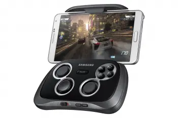 Samsung GamePad with game angled