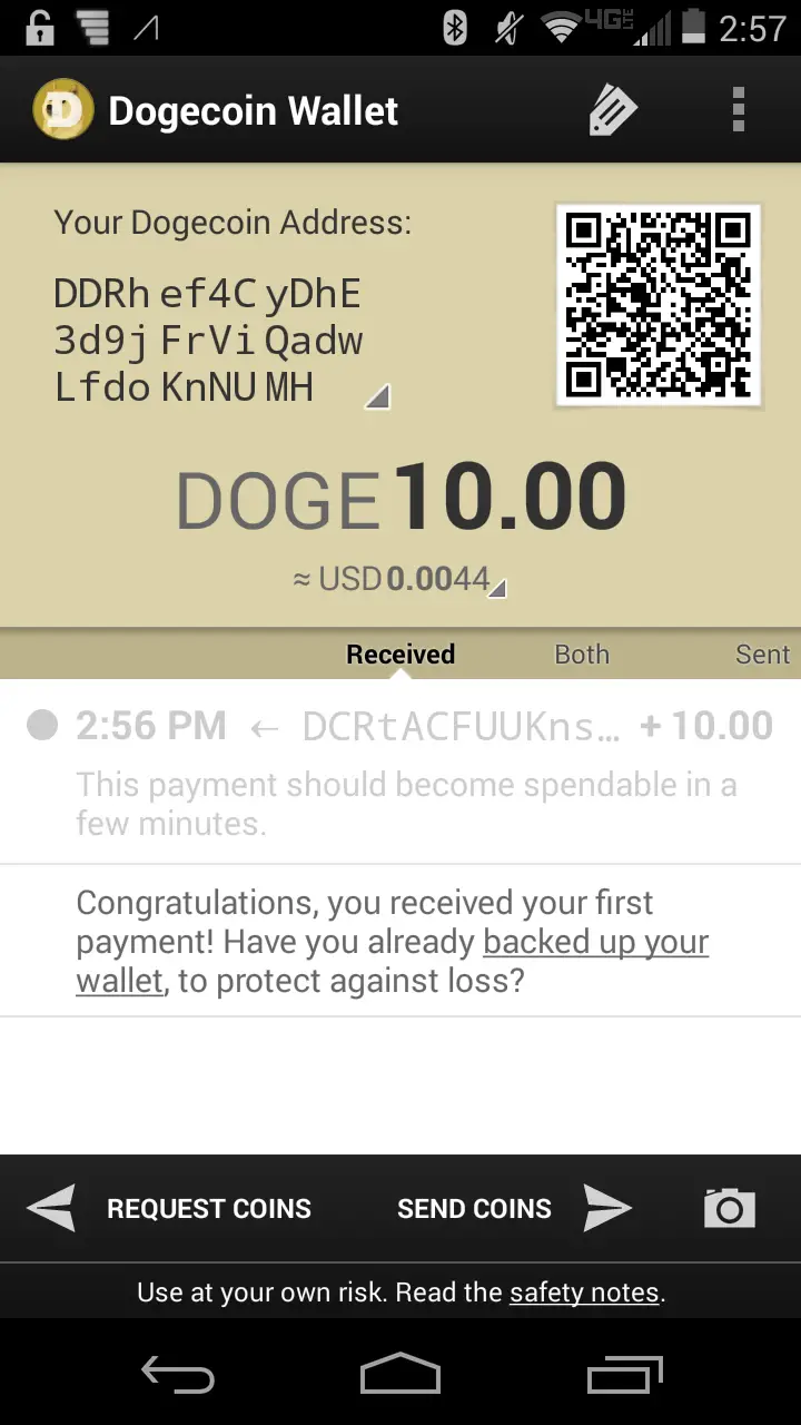 digitalocean install dogecoin wallet