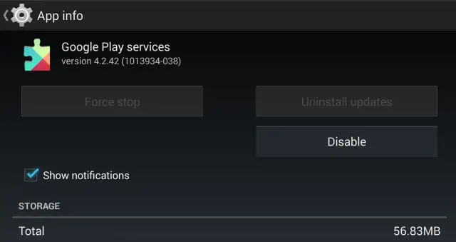 Google Play Services 4.2