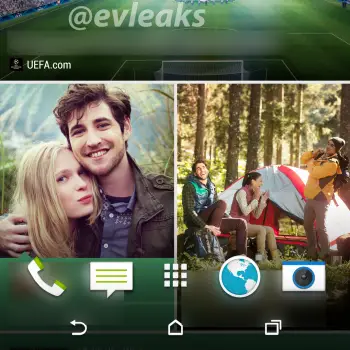 HTC M8 One Plus 2 homescreen