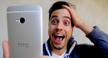 HTC One selfie dude