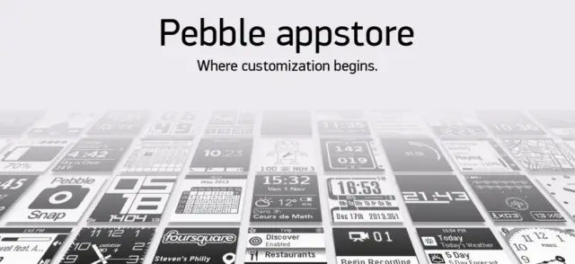 Pebble appstore banner