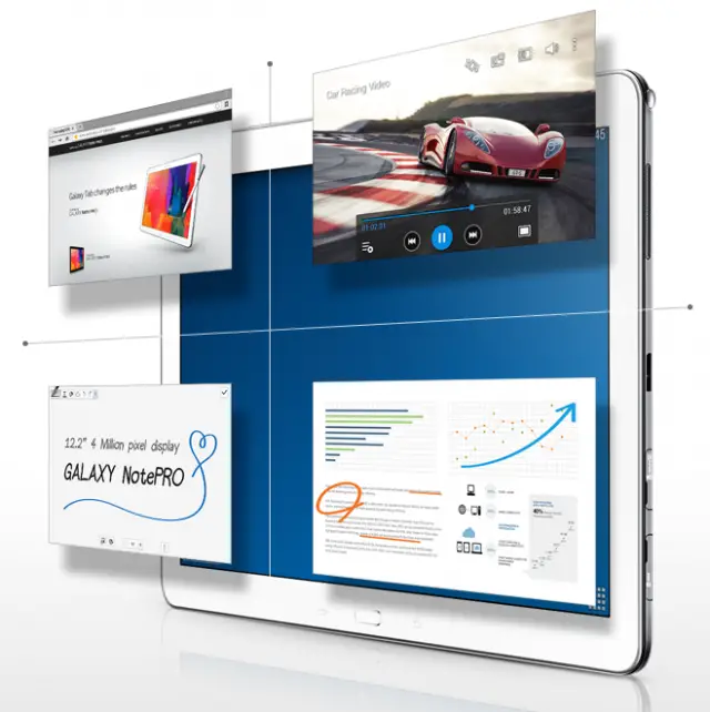 Samsung Galaxy Note Pro tablet