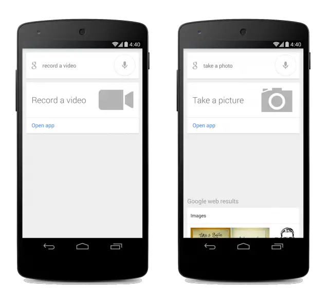 Ok Google take a picture and record a video