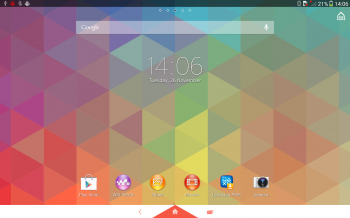 Xperia Triflat Theme tablet