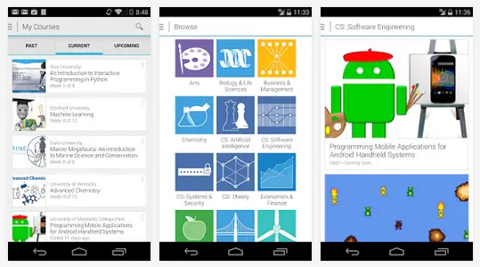 coursera app for android