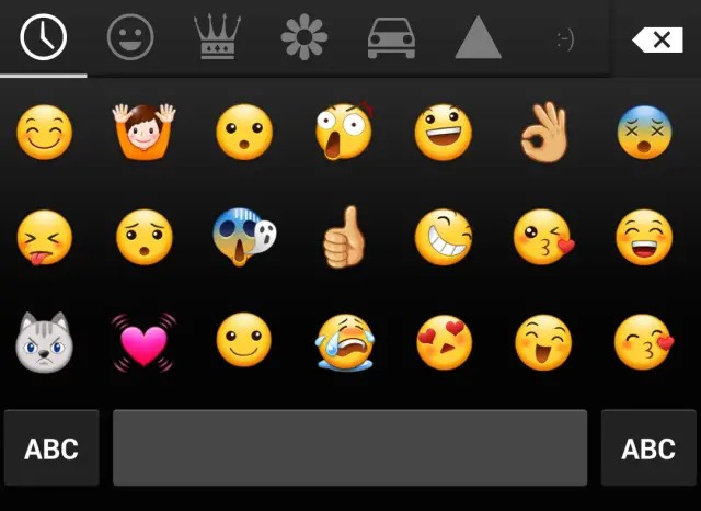 Galaxy S5 emoji
