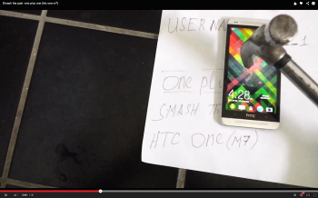 HTC One Smash the Past OnePlus contest