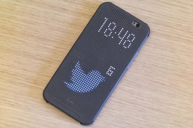 htc one m8 dotview case hack