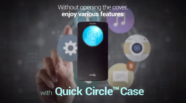 LG G3 Quick Circle cover case