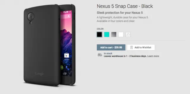 Nexus 5 snap case