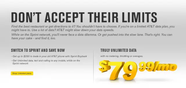 Sprint Truly Unlimited Data