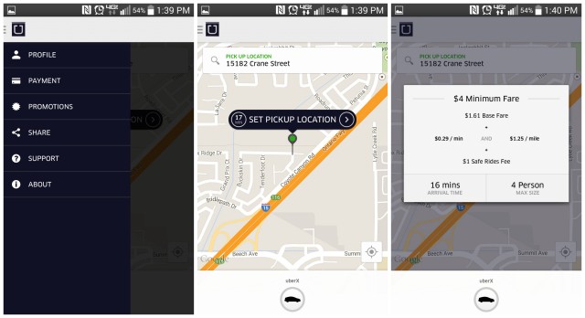 Uber Beta Android