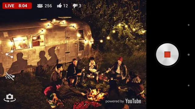 Sony Xperia Z2 Live on YouTube app