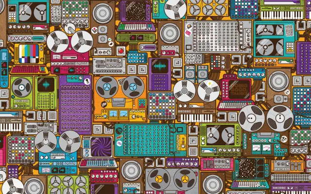 retro-music-devices-pattern