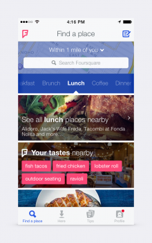 Foursquare new look