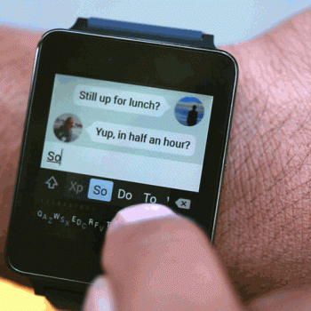 Minuum Android Wear GIF