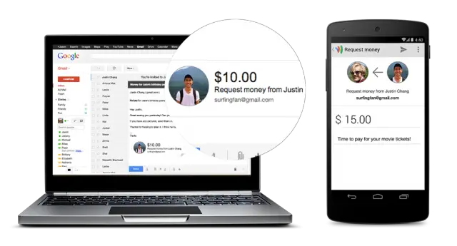chromebook google wallet request money
