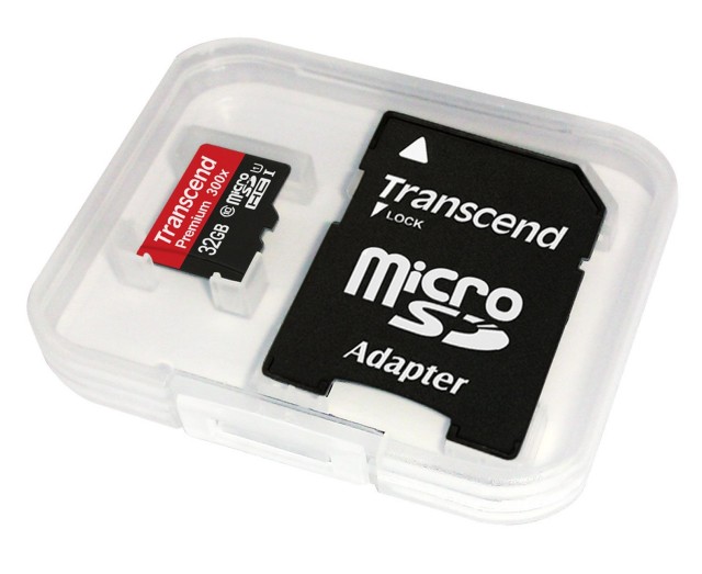 transcend microsd with adapter