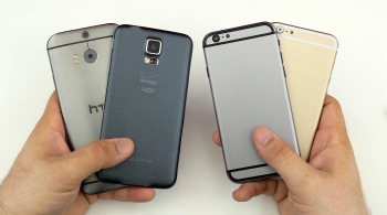 Apple iPhone 6 vs HTC One M8 vs Samsung Galaxy S5 Alpha