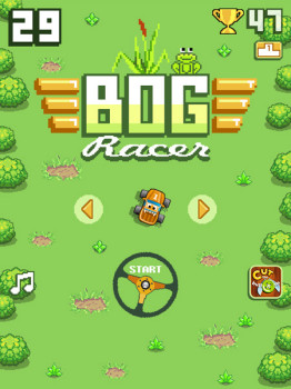 Bog Racer title screenshot