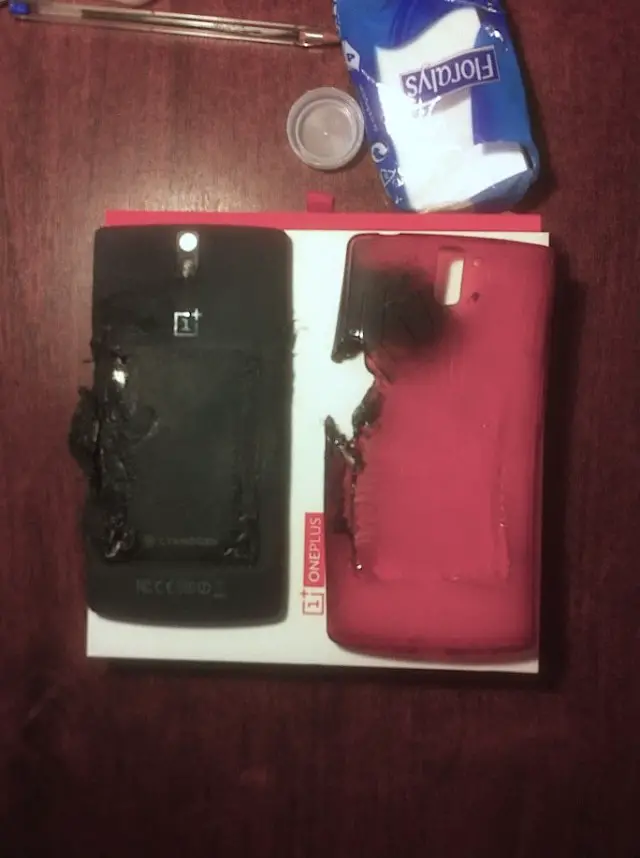 Exploding OnePlus One 1