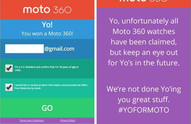 Motorola Yo Contest