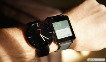 Android Wear update Moto 360 LG G Watch DSC06834