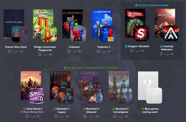 humble bundle pc and android 11