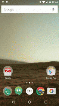Android 5.0 Lollipop screen off animation
