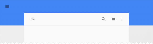 Android Toolbar Widget