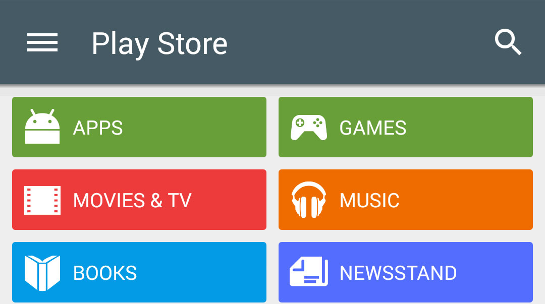 Google Play Store ganha novo visual com Material Design atualizado