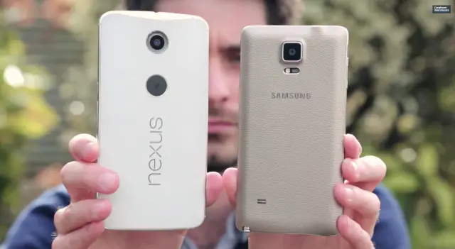 Nexus 6 vs Galaxy Note 4 video Carphone Warehouse 2