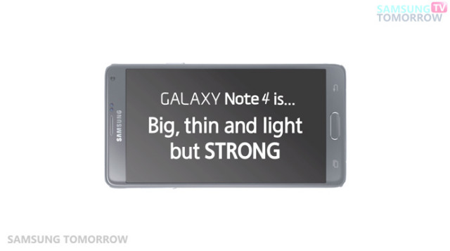 Samsung Galaxy-Note-4-Bend-Test ad