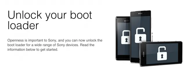 Sony Developer World Bootloader Unlock page