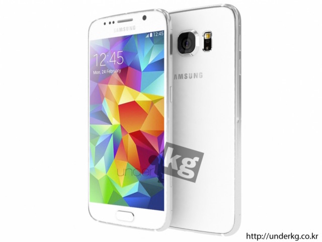 Samsung Galaxy S6 render from leaked schematic 1