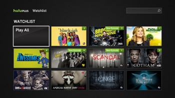 hulu watchlist interface