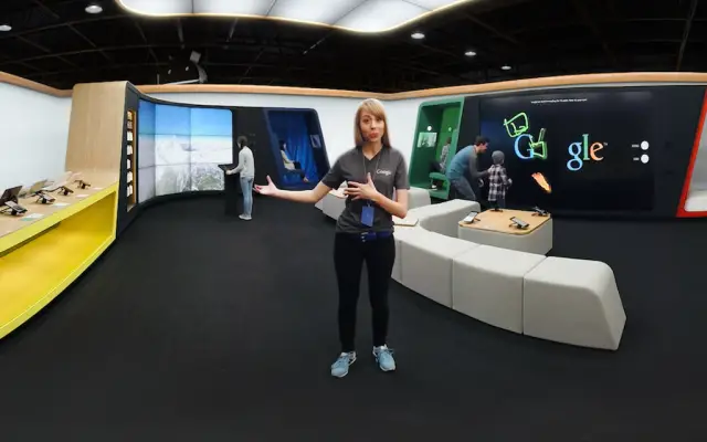 Google Shop VR app tour