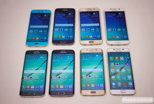 Samsung Galaxy S6 all colors DSC08552