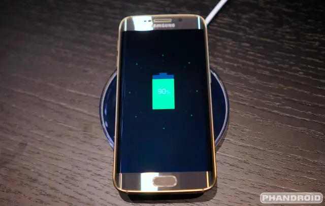 Samsung Galaxy S6 wireless charging DSC08718