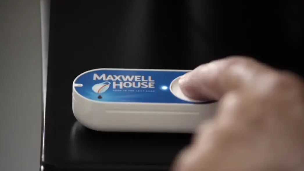Amazon's Dash Button lets you refill home goods at the simple press of