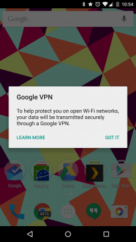 google vpn screenshot