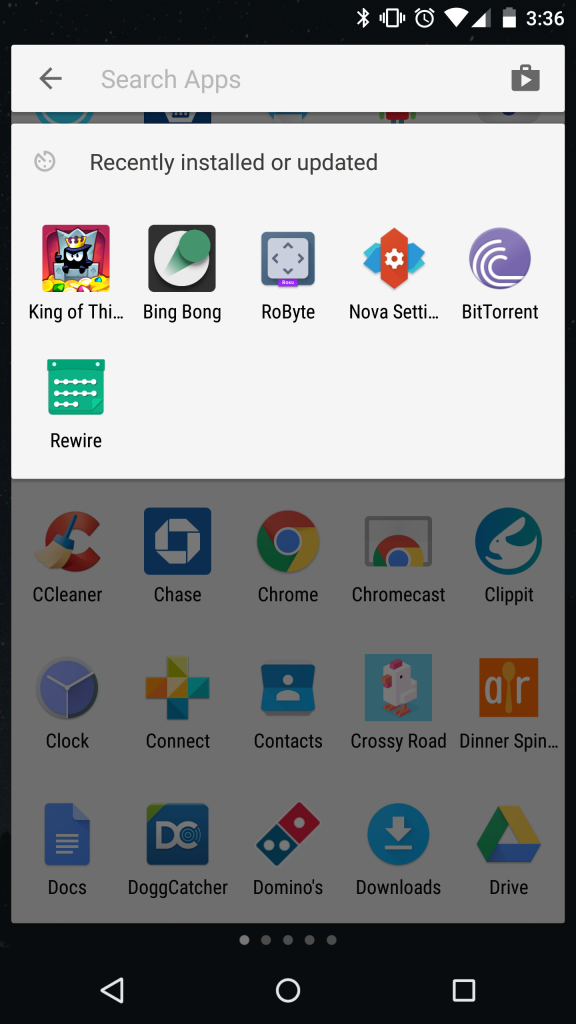 Nova Launcher beta