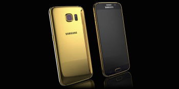 samsung galaxy s6 24K gold