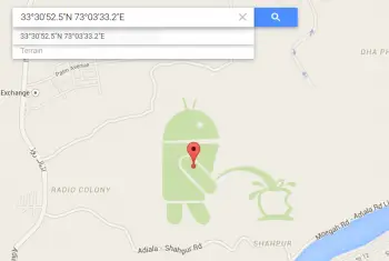 google maps android pissing on apple