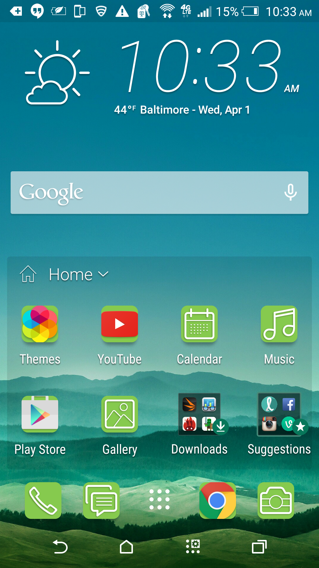htc one button shortcuts