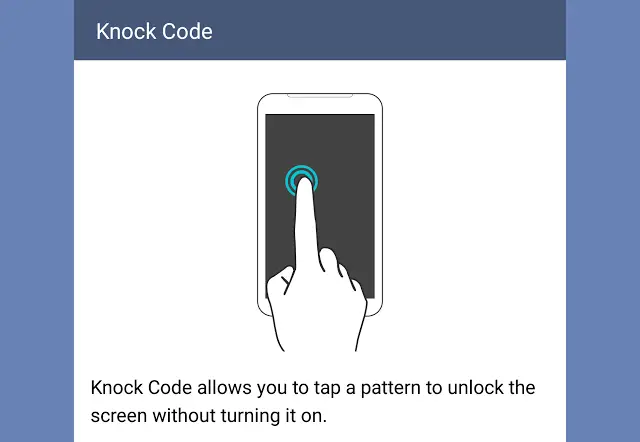 G4 knock code
