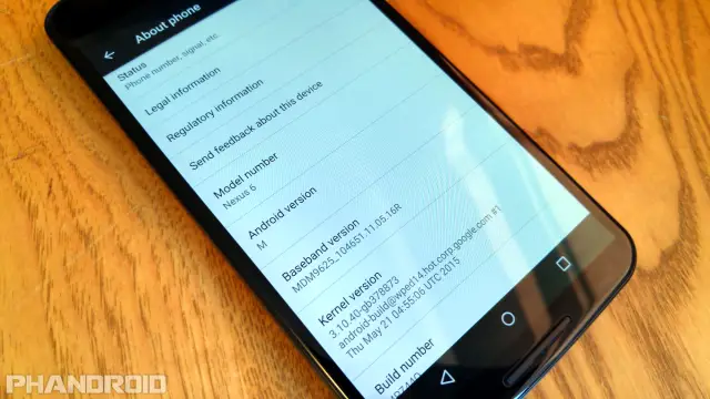 Android M Dev Preview